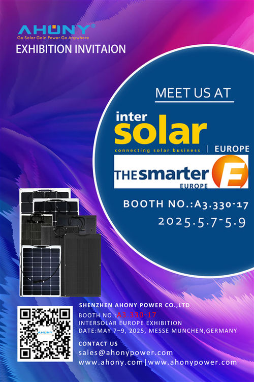 Neueste Unternehmensnachrichten über AHONY-Einladung zur Intersolar 2025