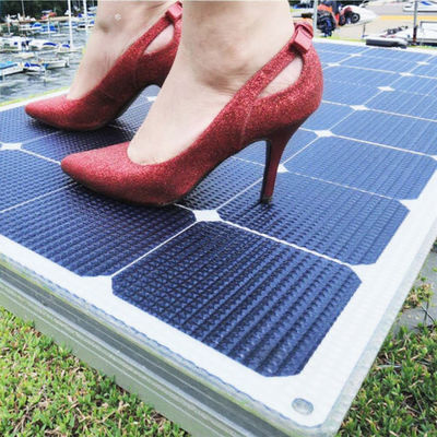 Ein guter Preis. Schwarz ausgeschaltet Portable monokristalline Solarmodule 55W 12V für Wohnmobil Marineboot für Parkplatz Online