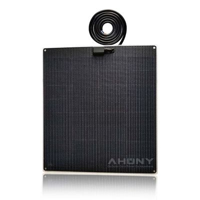 Sonnenenergie Wandelbares 80w Semi-Flexibles Solarpanel Off-Grid Schwarzes Kontakt Solarpanel