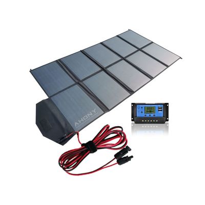 Ein guter Preis. 250 Watt Klappsolarpanel-Kit 12V Ultraleicht Klappsolarlader mit USB-Anschluss Online