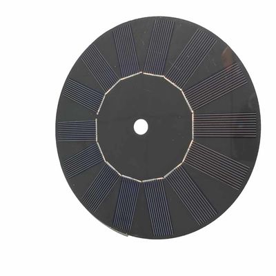 Ein guter Preis. 2.1w 350mA 6V Rundes Solarpanel Schwarz Glasfaser Online