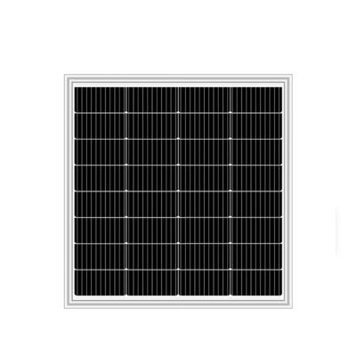 Schwarz Weiß Dach kleines Solarpanel 10w 80w 100w Photovoltaikmodul zum Weiterverkauf Kleines CCTV Mobil IOT Smart Solarenergie-System