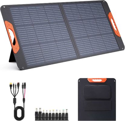 Kompaktes 100 Watt tragbares Solarpanel 100 Watt 20 V Monokristallines Klapp-Solarpanel-Ladegerät