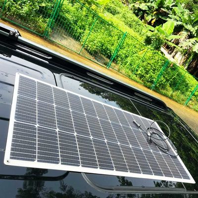 Qualität 100 Watt wasserdichte dünne Folien transparente Kunststoff-Solar-Flexibilitäts-Panels für Bootsfahrzeuge Schatten Energie produzieren usine