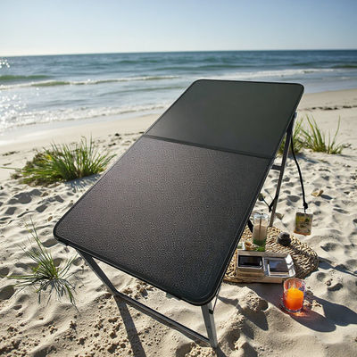 3 Höhen Einstellbarer Höhe Camping Solartisch für das Außenlager Picknick am Strand Hinterhof Heckschutz Kochen