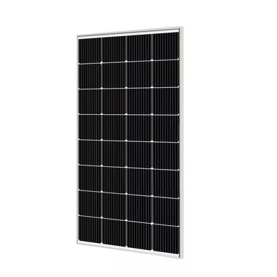 Ein starres Solarpanel mit weißer Rückseite von Longi