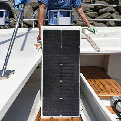 Weiß oder Schwarz wandelbar Semi-Rigid Solar-Panels für die Schiffswerft Schiffbau anpassbar solr Dach-Bodenfliesen ODM OEM
