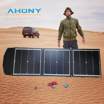 Ein guter Preis. 100w tragbares Solarpanel 25,8% hohe Effizienz ETFE faltbares Solarpanel für Outdoor-Camping RV Notstromversorgung Kraftwerk Online