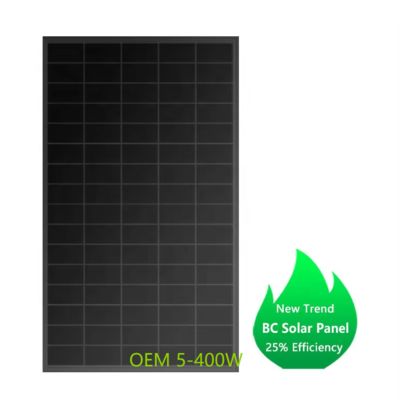 Ein guter Preis. Factory Wholesale 26% High Efficiency Solar Panels HPBC Pv Module 50W 100W 200W 300W 400W Best Quality Glass Solar Panel for Roof Rv Boat Yacht  Online